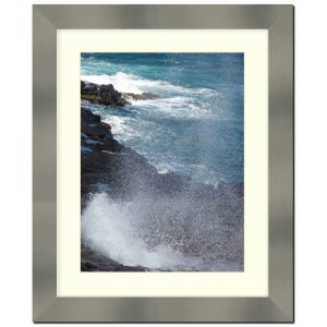 Frames By Mail Stainless Steel Finished 2" Wide Wall Picture Frame FBM1721